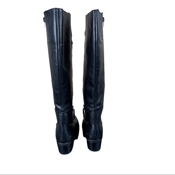 Matisse Boot 7 Black Leather Pull on High Boot - Picture 5 of 11